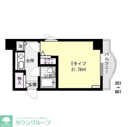 Queens Academiaの物件間取画像